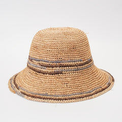 Women's Straw Sun Hat for Summer Beach Travel