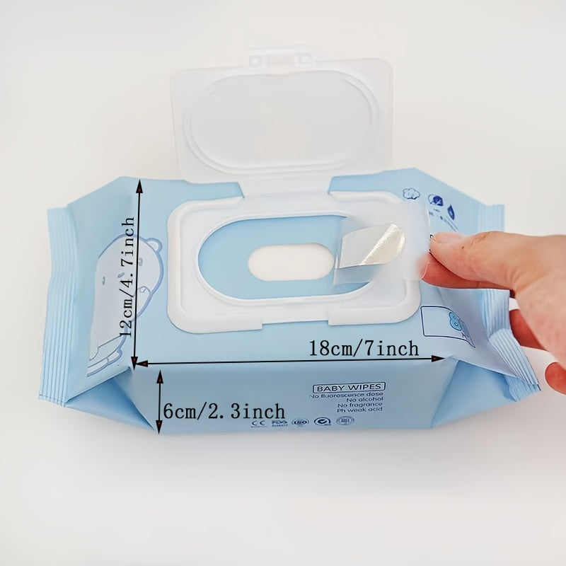 80 Sheets Baby Wipes for Newborns - Large Packaging