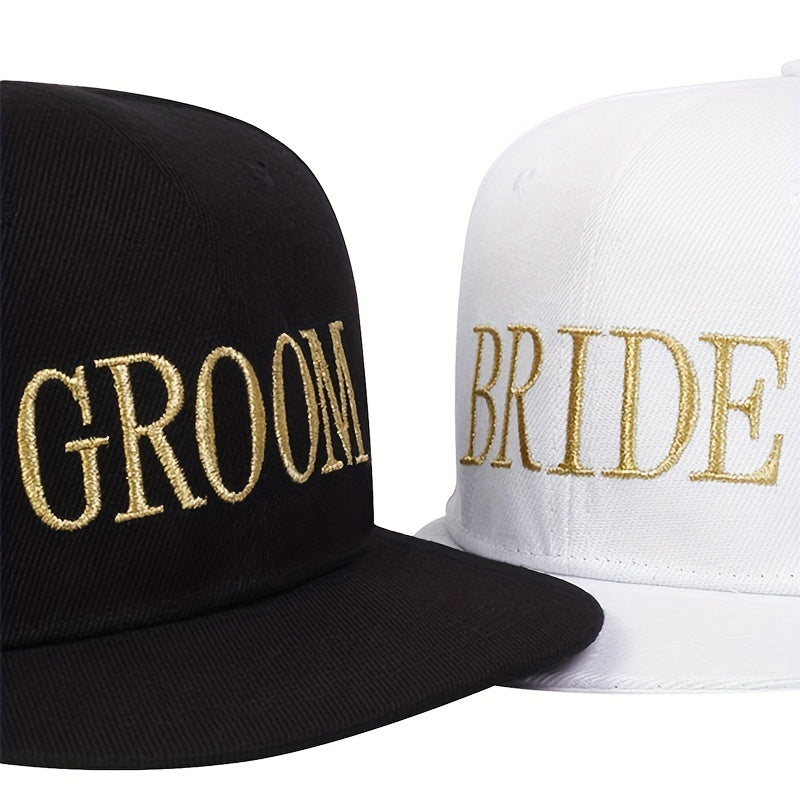 Embroidery Baseball Cap Solid Snapback Hat Sunscreen Dad Hat For Couple