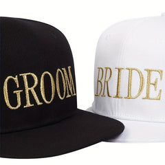Embroidery Baseball Cap Solid Snapback Hat Sunscreen Dad Hat For Couple