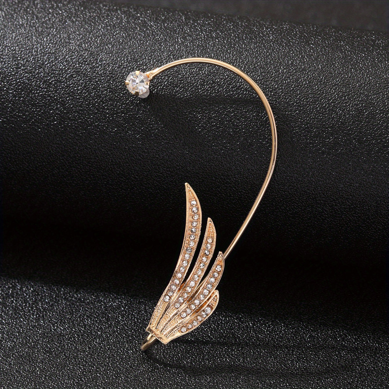 Zircon Wing Ear Clips High End Ear Bone Earrings