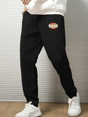 Letter Graphic Print Men's Sweatpants