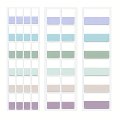 Multicolor Adhesive Writable Index Label for Marking Pages