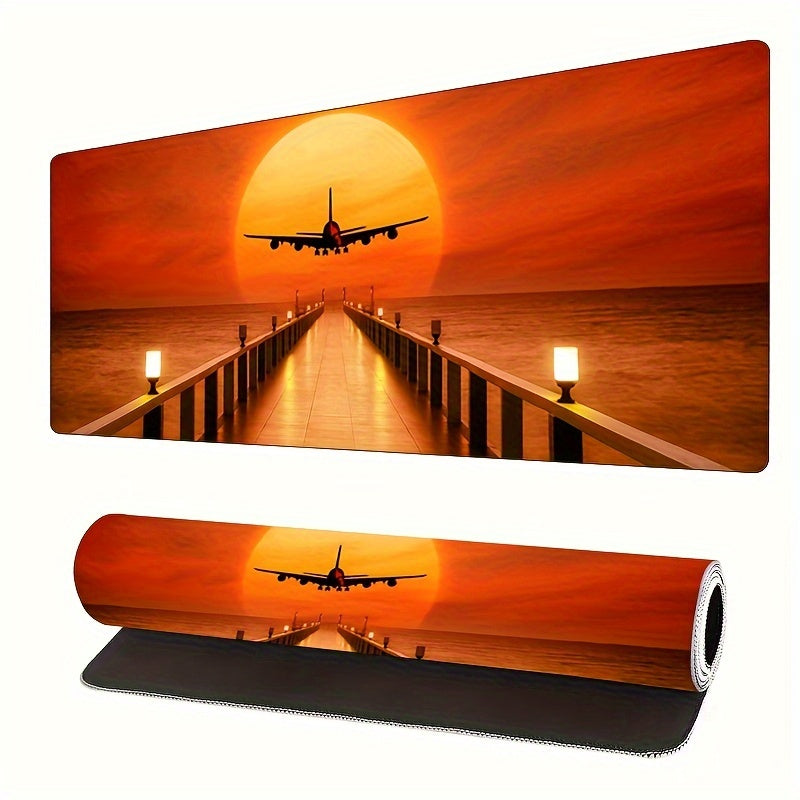 Aircraft Sea Surface Mouse Pad Anti Slip Rubber Mat