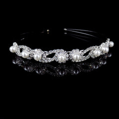 Rhinestone Wedding Headband Bridal Tiara Wedding Headpiece Bride Accessory