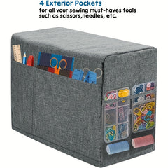 Sewing Machine Cover with 4 Pockets Dust Cover Accessories