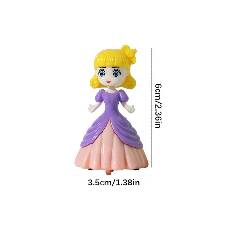 5pcs Princess Pull Back Car Toys with Dresses Ideal for Birthdays