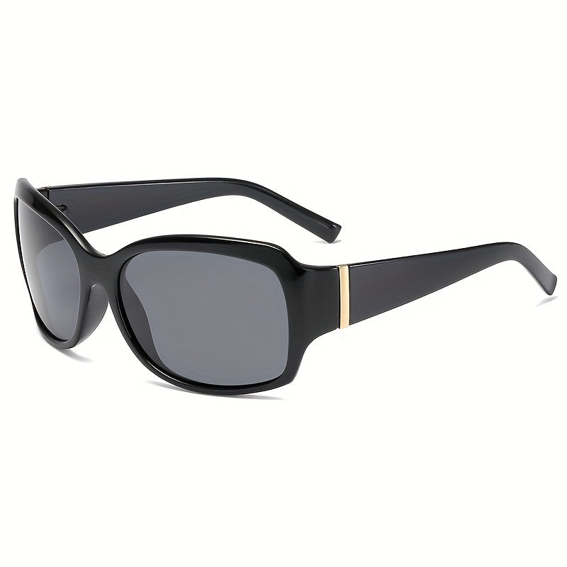 Large Polarized Sunglasses Oval Wrap Around Glasses UV400