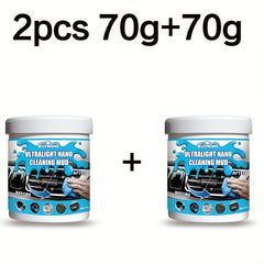 2 Bottles Car Cleaning Soft Adhesive for Air Vent and Keyboard