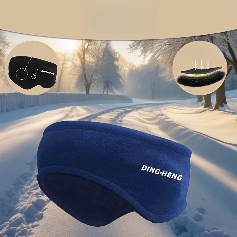 Boho Style Winter Earmuffs for Skiing/Cycling, Hand Washable, Warm & Windproof