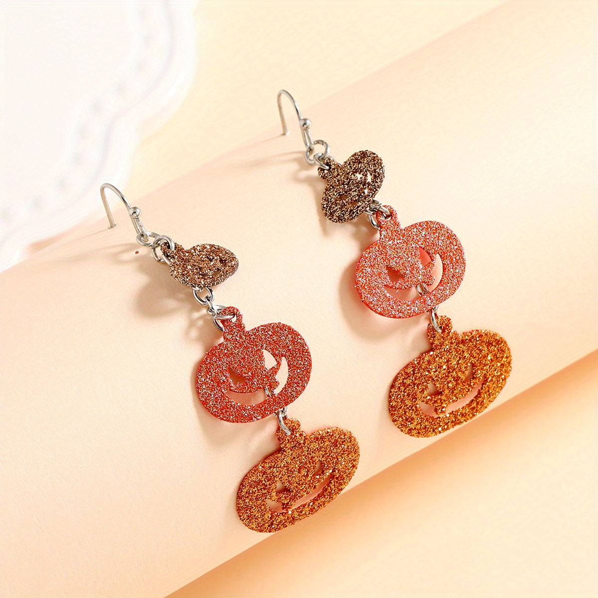 Funny Pumpkin Dangle Earrings Classic Style Jewelry
