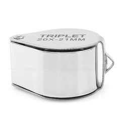 Pocket Size Folding Jewelry Loupe Magnifying Glass 10X 20X 30X Metal
