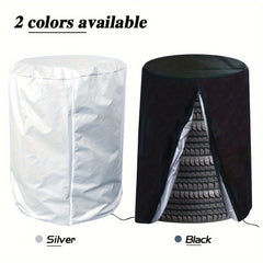 Car Spare Tire Cover Sun Rain Frost Snow Protection Zipper Tire Cover