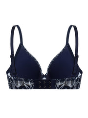 Floral Print Push Up Bras Comfortable & Breathable Women's Lingerie