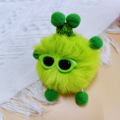 Colorful Fur Ball Shoe Buckles - DIY Detachable Shoe Accessories