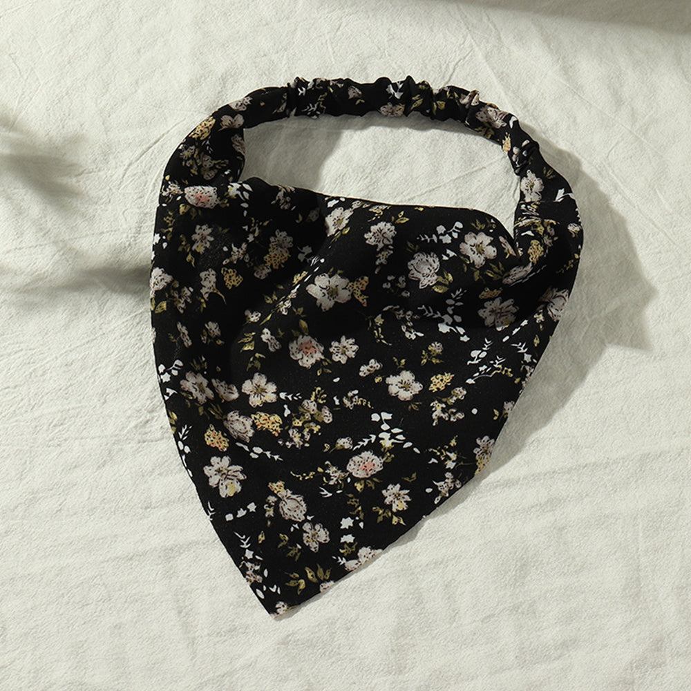 Floral Elastic Hair Bandanas Boho Turban Hair Band