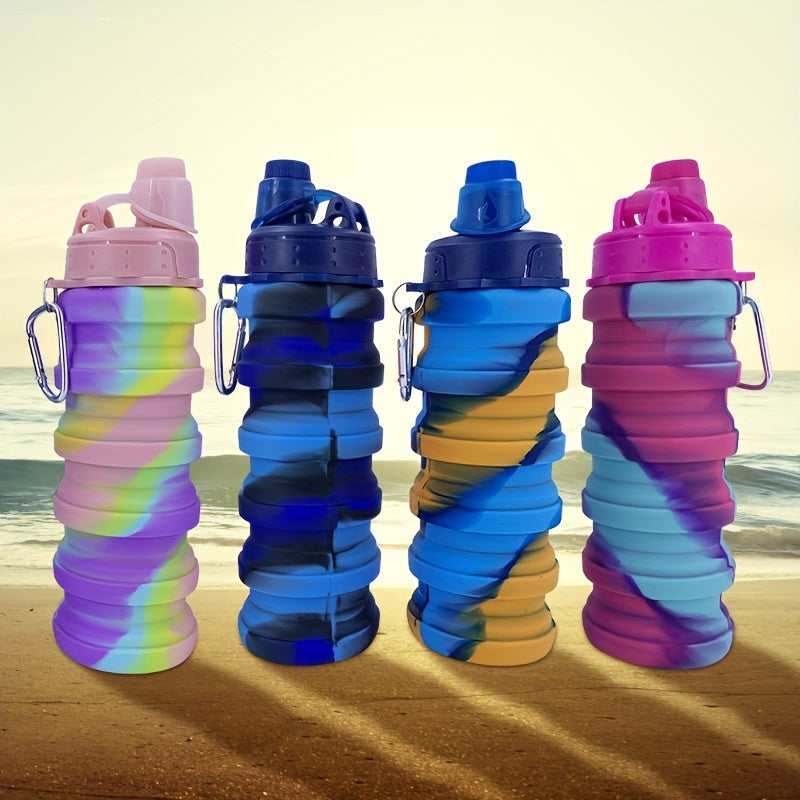 Outdoor Sports Silicone Foldable Water Cup for Mountaineering Cycling Travel