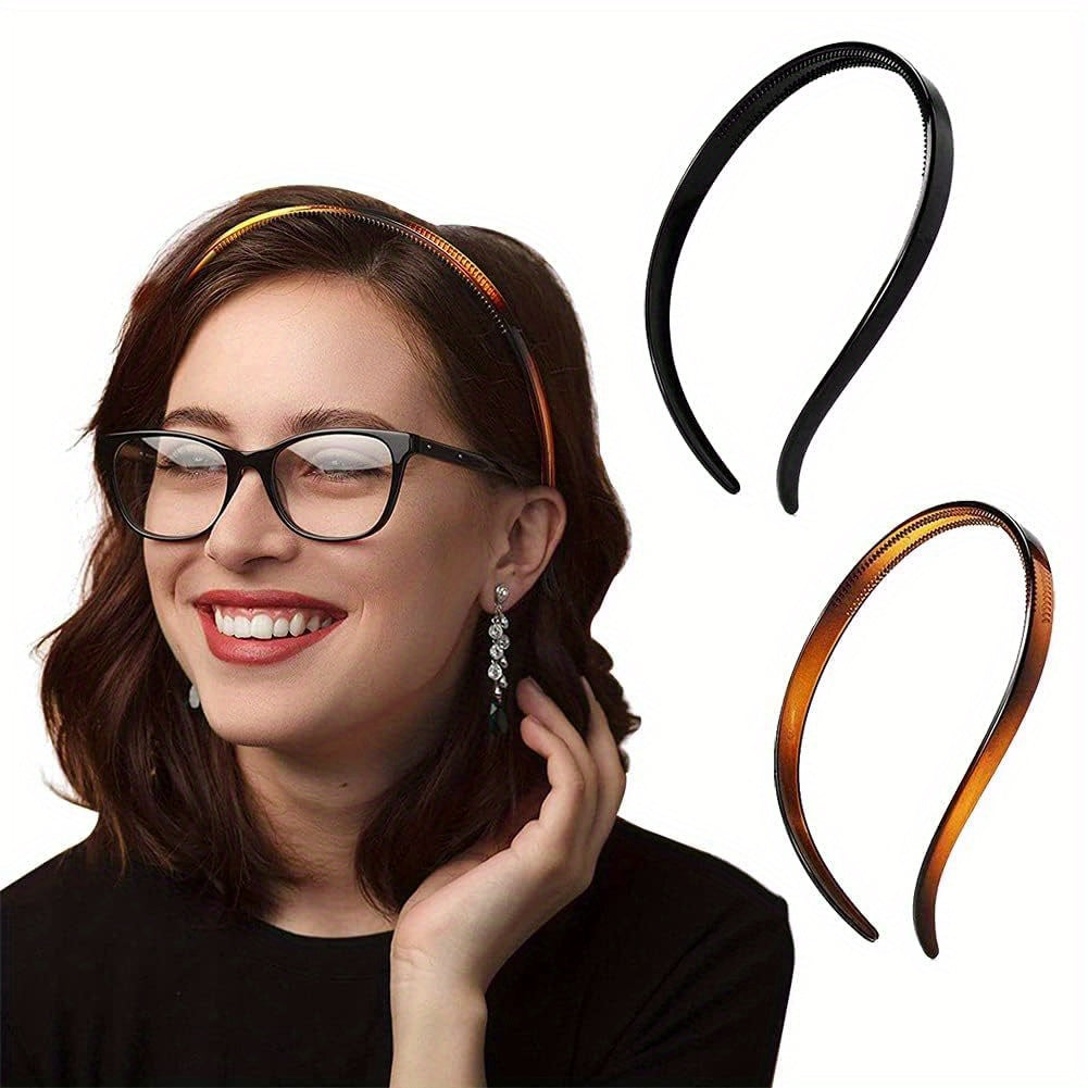 Acetate Headband Block Head Hoop Hair Band for Girls Women