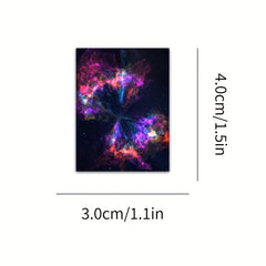 63pcs Galaxy Vinyl Decals for Scrapbooks Laptops Skateboards Water Bottles