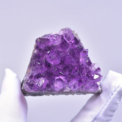 Natural Amethyst Cluster Mineral Specimen Gemstone Ornament DIY Jewelry