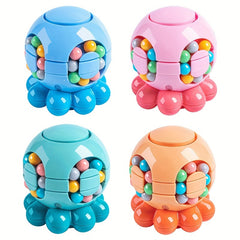 Octopus Egg Fidget & Spinner Toy Rotating Bean Cube Puzzle
