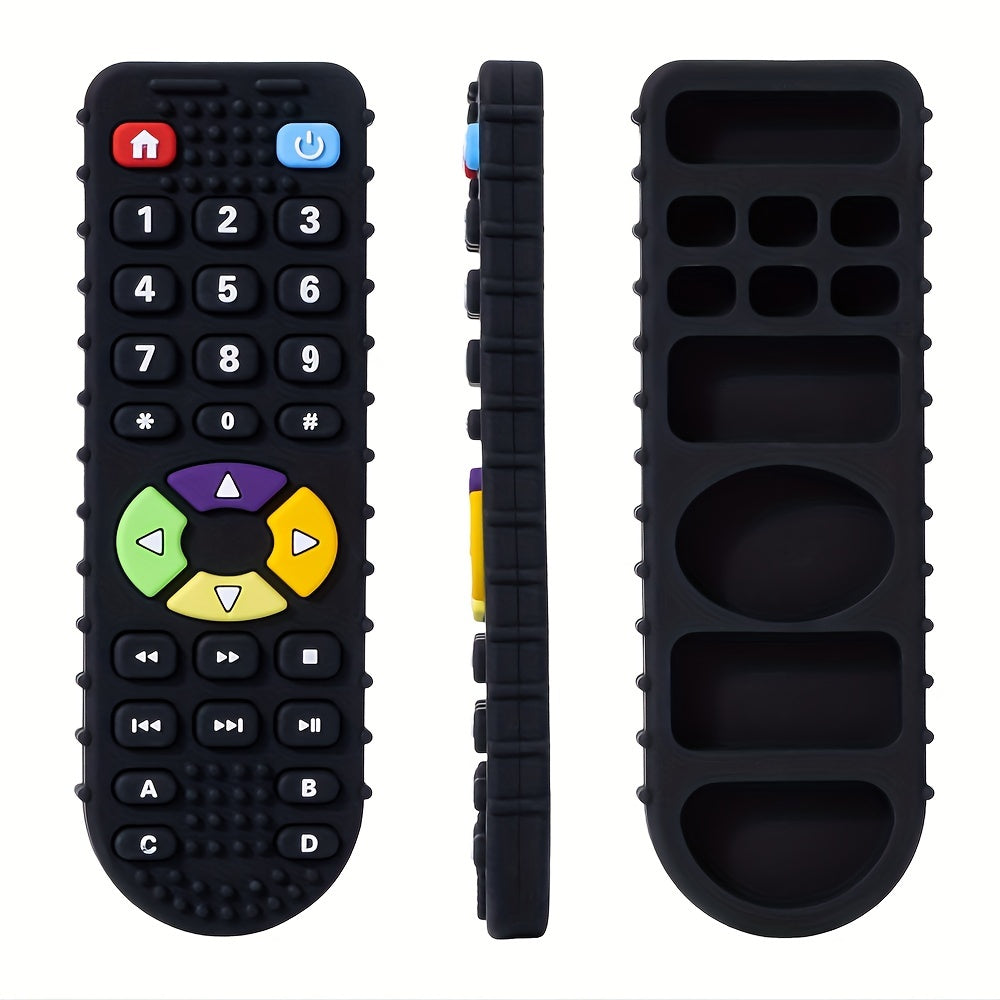 2pcs TV Remote Control Shaped Teething Toy Baby Teethers