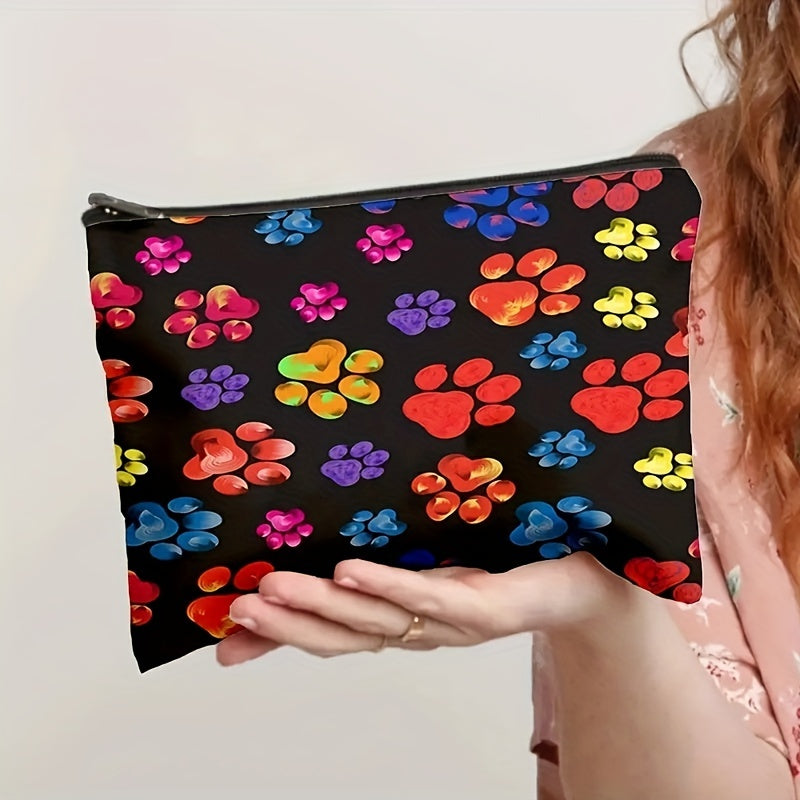 Multifunctional Zipper Clutch Bag Lightweight Toiletry Wash Bag