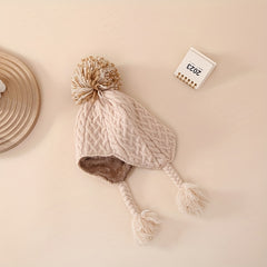 Winter Windproof Baby Beanie Hat for 6-24 Months