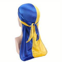 Satin Durag Silk Hip Hop Unisex Head Wraps Turban Night Caps