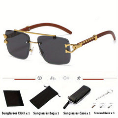 Retro Square Sunglasses Men Women Sun Glasses Men Travelling Eyewear