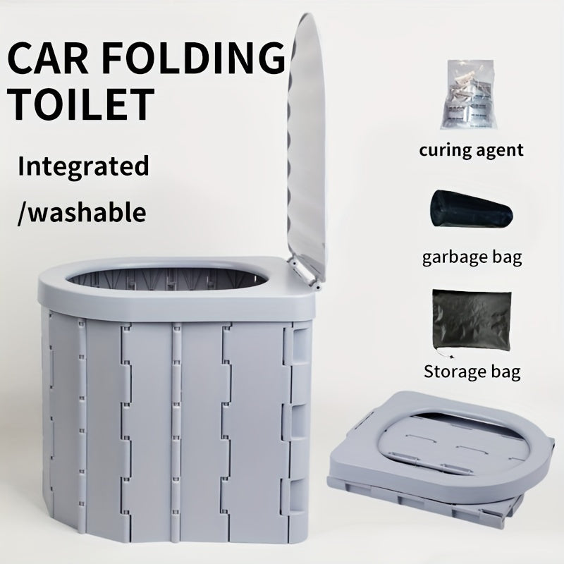 Portable Folding Mini Toilet for Outdoor Camping