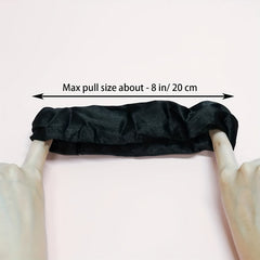 6pcs Large Satin Scrunchie Hair Tie Solid Silk Hair Rope Female Hair Accessories