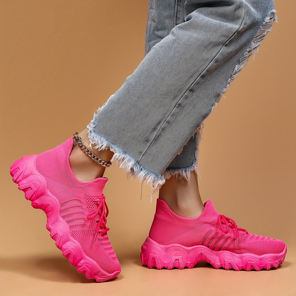 Octopus Sneakers Mesh Breathable Non Slip Running Shoes