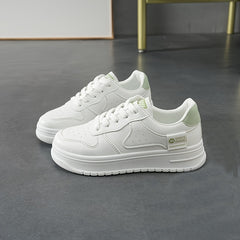 Women's Lace-Up Non-Slip Skate Shoes with Thick Sole