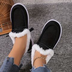 Women's Non slip Warm Sneakers Low Top Sport Shoes