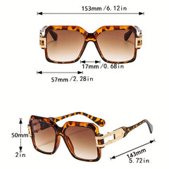 Y2K Large Square Sunglasses Gradient Glasses UV400
