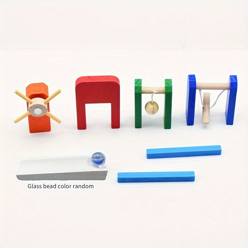 Colorful Wooden Building Blocks Domino Toy