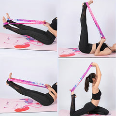 Adjustable Sports Stretch Belt for Yoga & Pilates Workouts