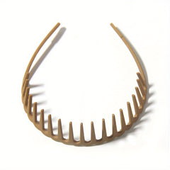 Colorful Matte Head Hoop Toothed Headband Hair Accessories