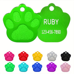 Custom Engraved Pet ID Tag - Name & Number - Cats & Dogs