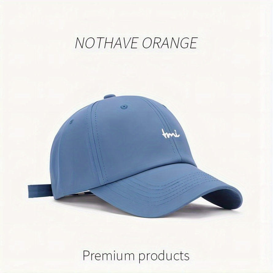 Embroidery Baseball Cap Solid Sun Hat Unisex Sunscreen Dad Hats