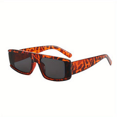 Rectangle Frame Sunglasses Gradient Lens UV400