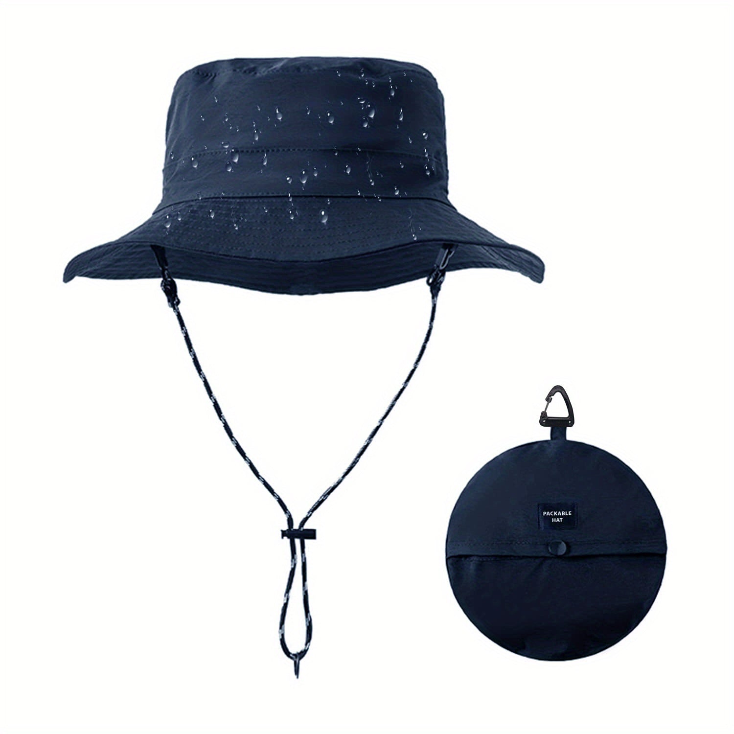 Breathable Waterproof Bucket Hat for Outdoor Sun Protection