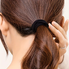 100pcs Soft Hair Rope Elastic Ponytail Holder Hair Accessory