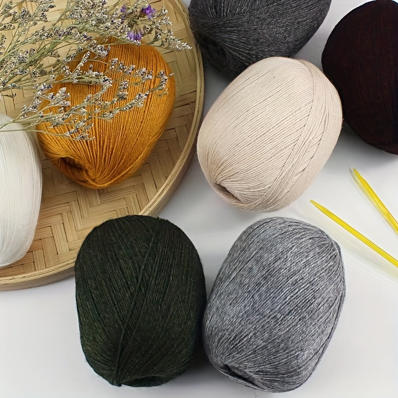 1pc Cashmere Yarn For Knitting Sweater And Scarf 90% Soft Fine Yarn 50g