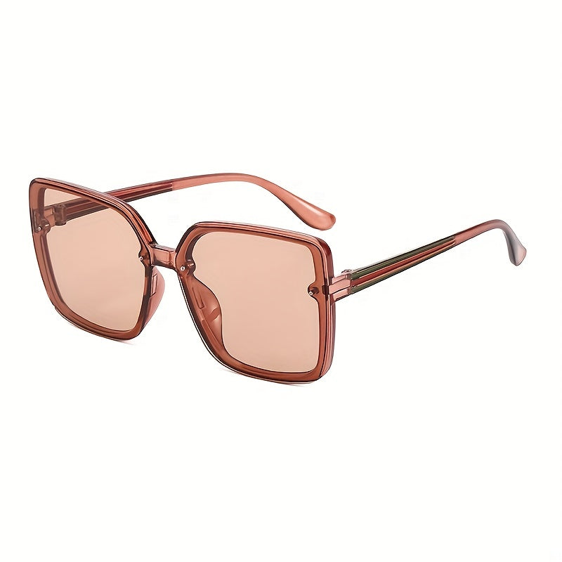 Oversized Square Frame Sunglasses Gradient Lens Glasses UV400