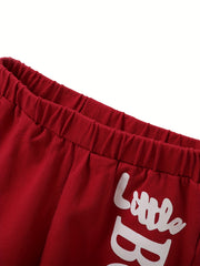 2 Boys Cotton Tees & Short Set Casual Summer Kids Outfits