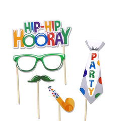 22pcs Happy Birthday Party Photo Props Party Favors Supplies for Kids Men Women
