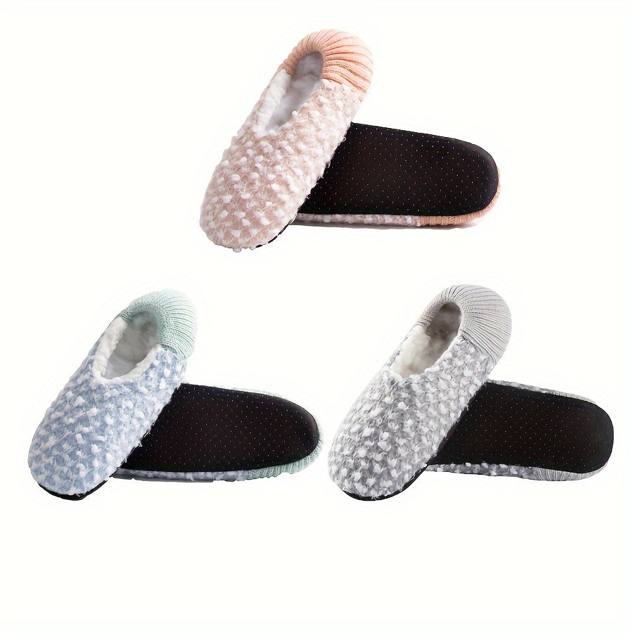 Plush Lined Socks Soft & Warm Non slip Floor Socks Women's Stockings & Hosiery