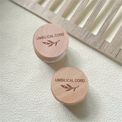 Umbilical Cord Wooden Keepsake Box Hair and Tooth Storage